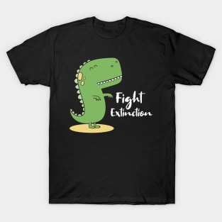 'Fight Extinction' Environment Awareness Shirt T-Shirt